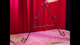 Scavenger's daughter, Spanish A-frame self-bondage device by My Personal Dungeon. Product feature