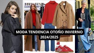 MODA TENDENCIA OTOÑO INVIERNO  PRENDAS BÁSICAS PARA LLEVAR EN OTOÑO  2024/2025 LOS MEJORES OUTFITS