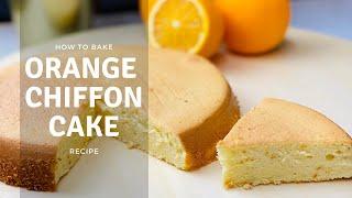 Orange Chiffon Cake Recipe | Panasonic Cubie Oven Recipes | Kelly Home Chef