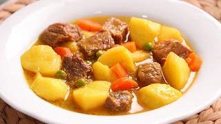 Beef Stew with Potatoes very easy and delicious