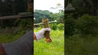 Green Bamboo Slingshot #bamboo #diy