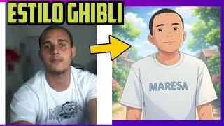 Como Fazer a Trend  Studio GHIBLI pelo CELULAR ( PASSO A PASSO)
