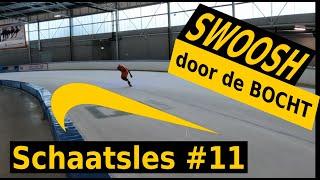 SWOOSH, door de BOCHT, schaatstechniek #11