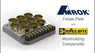 AMROK Fixture Plate with Mitee-Bite Workholding Components