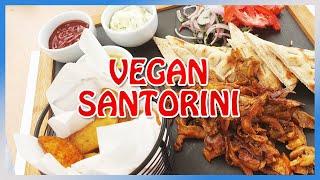 Santorini's TOP 4 Best VEGAN / VEGETARIAN Restaurants