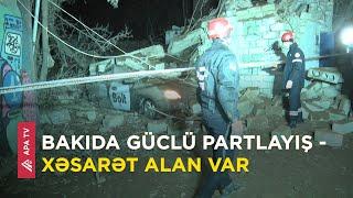 Yasamalda partlayış oldu: 10-dan çox maşına ziyan dəydi – APA TV