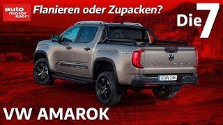 7 Fakten zum neuen VW Amarok: Flanieren oder Zupacken? I auto motor und sport