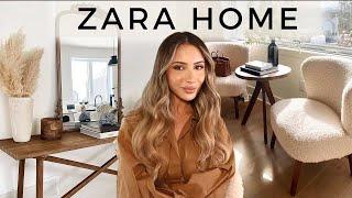 HUGE ZARA HOME HAUL!! Styling + Reviewing Affordable Furniture and HOME DECOR