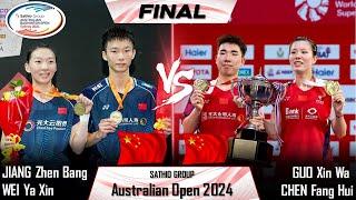 FINAL | JIANG Zhen Bang /WEI Ya Xin vs GUO Xin Wa /CHEN Fang Hui | Australian Open 2024 Badminton
