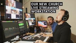 Worship Tech Booth Makeover | Broadcast Workstation, Stream Deck, and Screen Sharing Setup