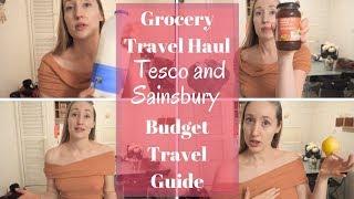 Grocery Travel Haul: Tesco and Sainsbury Budget Travel Guide | London with Kids |