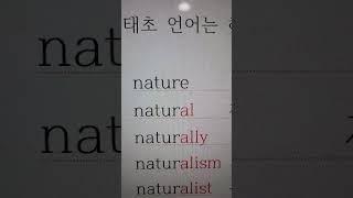 Natural 바벨탑 언어! ! 10편 세계 언어는하나 #한문성경 #영어성경