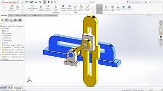 Solidworks tutorial | slider crank mechanism in solidworks