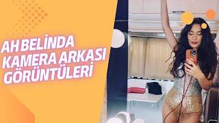 Neslihan Atagül, ‘Ah Belinda’ filminden kamera arkası görüntüleri paylaştı.