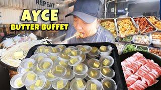 $7 All You Can Eat "BUTTER BUFFET" in Bangkok Thailand | 100 Foods to Eat Before You Die #27