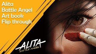 Alita Battle Angel Art book Flip Through