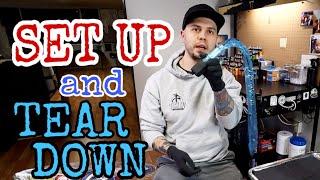How To Set Up And Tear Down Your Tattoo Station