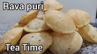 ये दिवाली बनाए फूली फूली Rava Puri | Sooji Puri | Semolina Puri | teatime Nasta | Darshna's kitchen