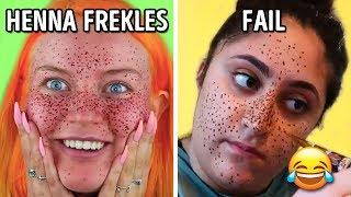 HENNA FRECKLES GONE WRONG 