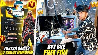 Why Free Fire Removed My V Badge