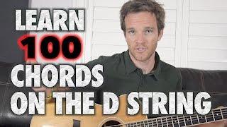 Learn 100 Chords in 9 Minutes (D String Edition)