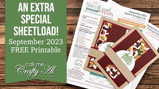 A Super Special SheetLoad of Cards! September 2023 Debut & FREE Printable | 50th Edition | 5x7 Cards