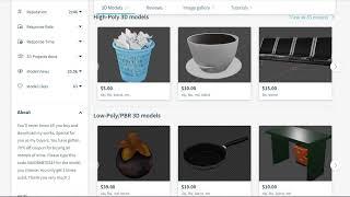 Selling 3d Models on CGtrader and earning money