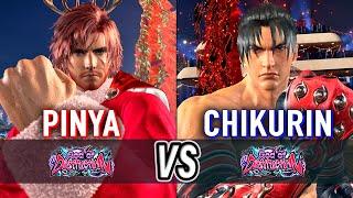 T8  PINYA (Clive) vs CHIKURIN (Jin)  Tekken 8 High Level Gameplay