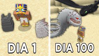 SOBREVIVI 100 DIAS com DRAGÕES no MINECRAFT - O FILME