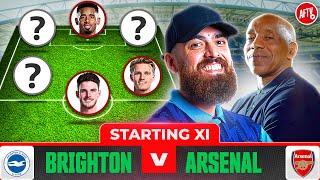 NWANERI STARTS AGAIN! | Starting XI Live | Brighton vs Arsenal | Premier League