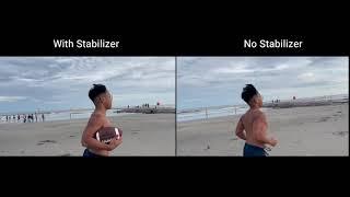 A Video Comparison - With And Without Gimbal Stabilizer | Iphone 12 Pro