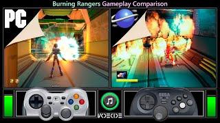 Burning Rangers (PC vs Sega Saturn) Gameplay Comparison