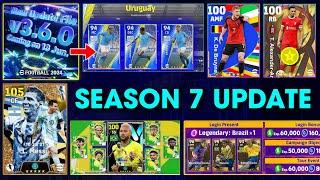 Finally eFootball™ 2024 Season 7 Is Coming Tomorrow !! All Free Rewards, National Cards, Coins 