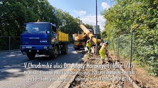 Chrudim - Dr. Milady Horákové (silnice I/17) - DOPRAVNÍ OMEZENÍ - hovoří starosta města  - 9.7.2024