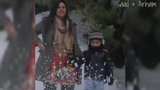 Snowfall is just fun, #woavideos, #woaKids, #woababy, | Saad & Arham |