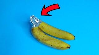 Как ХРАНИТЬ бананы,чтобы не ЧЕРНЕЛИ и были ТВЁРДЫМИ? Запомните эту ХИТРОСТЬ!