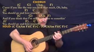 Love Yourself (Justin Bieber) Strum Guitar Cover Lesson with Chords/Lyrics