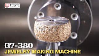 G7 380 gold jewelry making machine | cutting gold bangles - Guanglijin