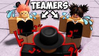 Weird TOXIC TEAMERS Get Humbled In Roblox The Strongest Battlegrounds