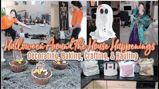 Halloween Around The House Happenings! Decorating, Baking, Crafting, & Hauls! Grocery + More!
