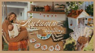 September days  crafting, garden update, & cozy moments at home!