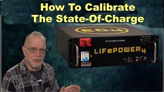 Calibrate State-Of-Charge (SOC) on EG4 Lifepower4 batteries.