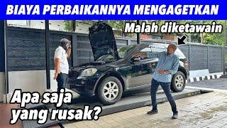 Mercy ML kami bawa ke bengkel resmi