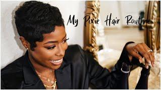 Pixie Routine 2020: Relaxer, Mold & Styling