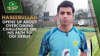 Haseebullah opens up about overcoming challenges on his path to ODI debut | PCB | MA2A