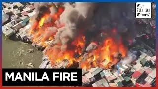 Big fire in Manila