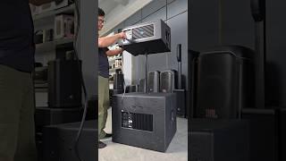 Powerful Sound! JBL VRX932LAP Powered Line Array & SRX918SP Subwoofer #jbl #foryou #audio