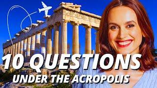 10 MUST-KNOW Travel Questions About GREECE Answered While Walking Under the Acropolis!