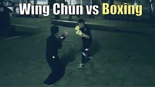 Wing Chun vs Boxing - Qi La La Pressure Tests Chinese Martial Arts