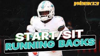 Week 13 Running Backs to START and SIT! (every matchup)